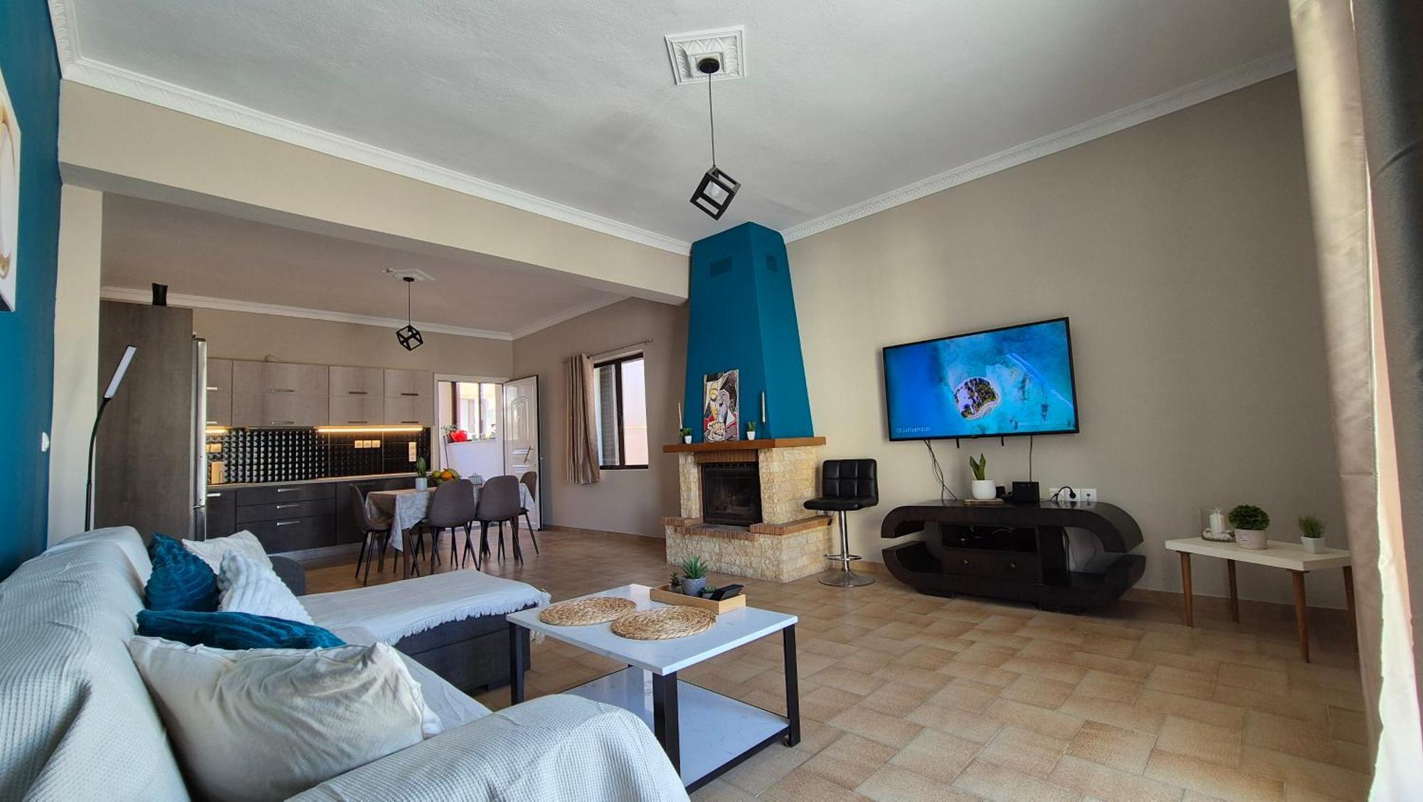 Modern Central Αpt 500M From The Beach. Chania  Екстер'єр фото
